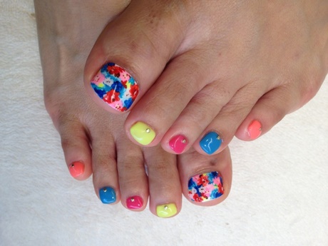 toe-nail-art-designs-for-summer-51_16 Toe nail art modele pentru vara