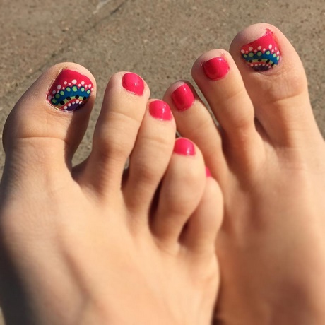 toe-nail-art-designs-for-summer-51_6 Toe nail art modele pentru vara
