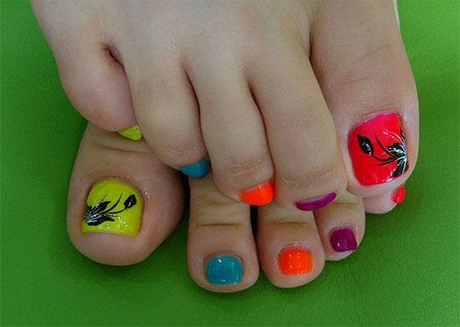 toe-nail-art-designs-for-summer-51_9 Toe nail art modele pentru vara