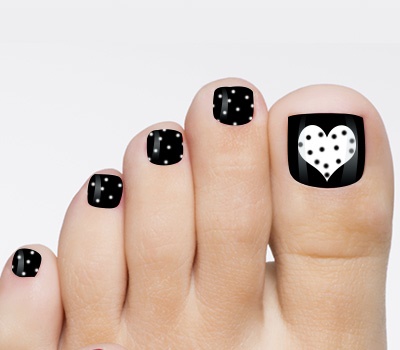 toe-nail-designs-black-and-white-87_2 Toe unghii modele alb-negru