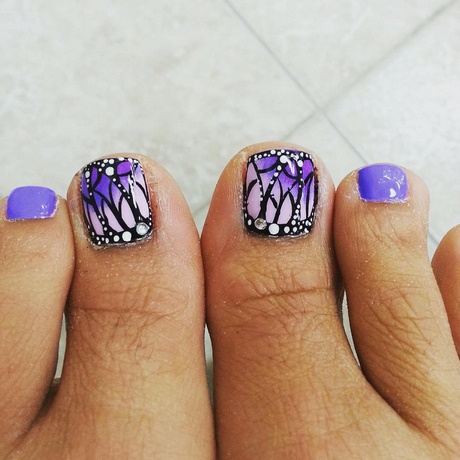 toe-nail-designs-for-fall-67_11 Toe modele de unghii pentru toamna