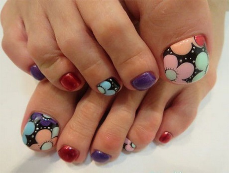 toe-nail-designs-for-fall-67_13 Toe modele de unghii pentru toamna