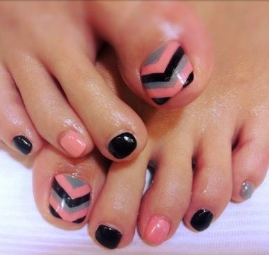 toe-nail-patterns-86_19 Modele de unghii de la picioare
