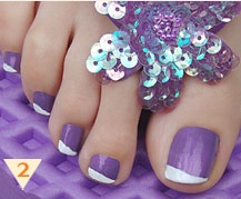 two-colored-toe-nail-designs-76_4 Două modele de unghii colorate