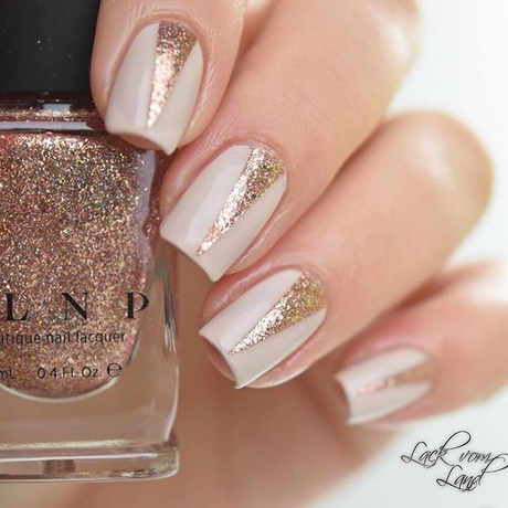 white-and-gold-nails-71_13 Unghii albe și aurii