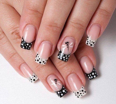 white-black-nail-art-96_9 Alb negru nail art