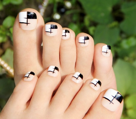 white-toe-nail-art-84_19 Alb deget de la picior nail art