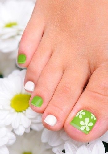 white-toe-nail-designs-22_11 Alb deget de la picior modele de unghii
