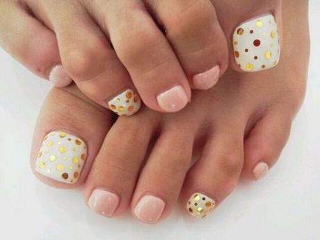 white-toe-nail-designs-22_14 Alb deget de la picior modele de unghii