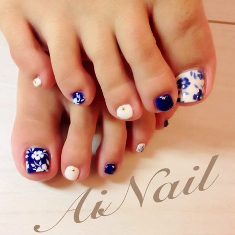white-toe-nail-designs-22_17 Alb deget de la picior modele de unghii