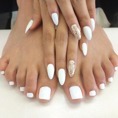 white-toe-nail-designs-22_7 Alb deget de la picior modele de unghii