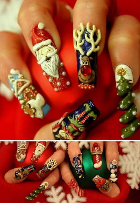 3d-christmas-nail-designs-55_11 Modele de unghii de Crăciun 3D
