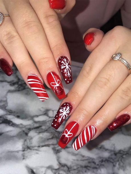 acrylic-christmas-nail-ideas-59_5 Idei de unghii acrilice de Crăciun