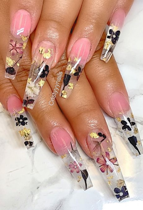 acrylic-nail-designs-with-flowers-01_12 Modele de unghii acrilice cu flori