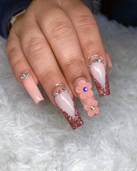 acrylic-nail-designs-with-flowers-01_15 Modele de unghii acrilice cu flori