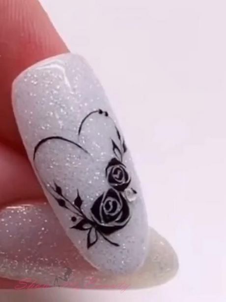 acrylic-nails-rose-designs-39_2 Unghii acrilice a crescut modele