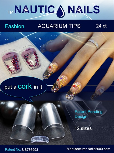 aquarium-nail-designs-35_15 Acvariu modele de unghii