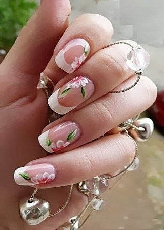 basic-flower-nail-art-25_13 Arta de bază a unghiilor de flori