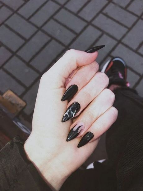 black-acrylic-nails-tumblr-92_14 Unghii acrilice negre tumblr