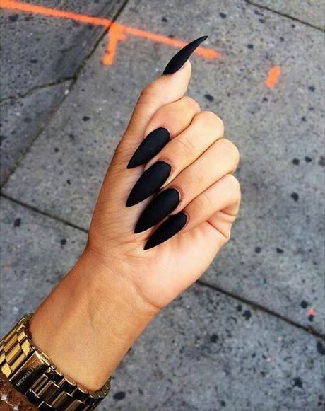 black-acrylic-nails-tumblr-92_4 Unghii acrilice negre tumblr