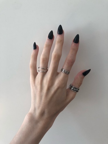 black-acrylic-nails-tumblr-92_9 Unghii acrilice negre tumblr