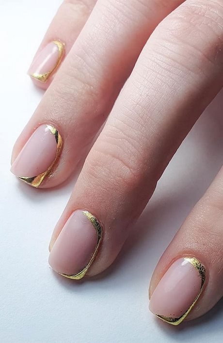 black-and-gold-french-tip-nails-60_4 Negru și aur Franceză sfat cuie