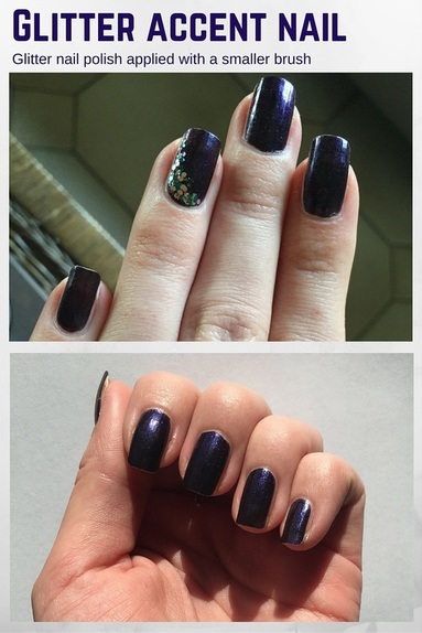 black-nails-with-glitter-accent-nail-46_14 Unghii negre cu unghii accent sclipici