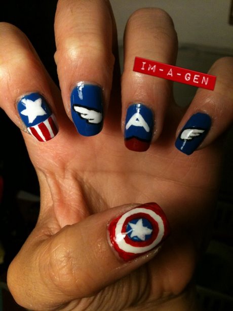 captain-america-nail-designs-61_17 Captain america modele de unghii