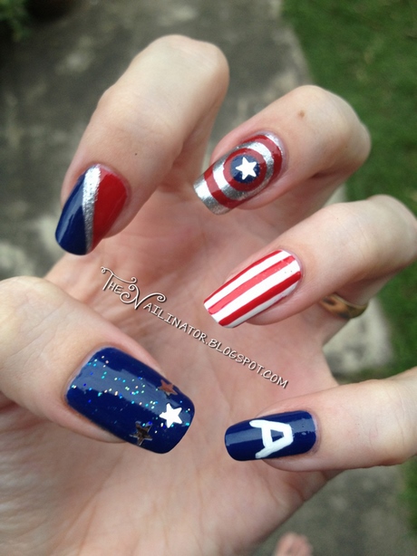 captain-america-nail-designs-61_4 Captain america modele de unghii