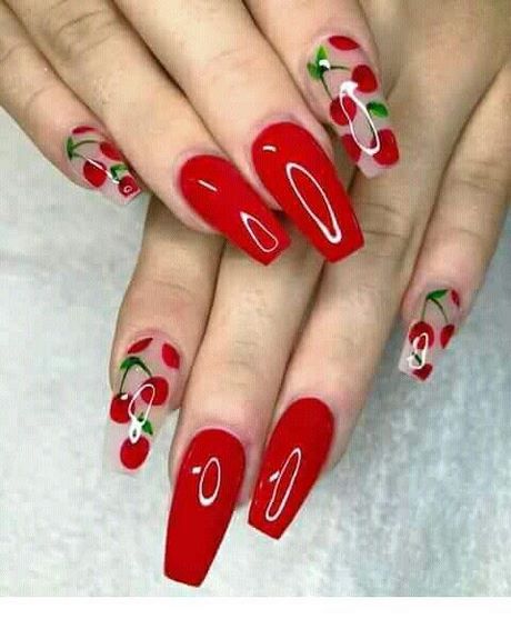 cherry-nail-art-design-84 Cherry nail art design