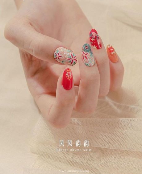 chinese-new-year-gel-nail-design-36_7 Design de unghii cu gel de Anul Nou Chinezesc