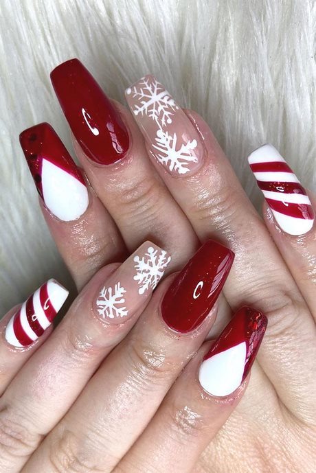 christmas-nail-acrylic-designs-91_13 Crăciun unghii acrilice modele