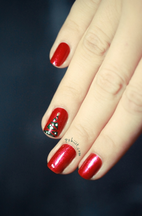 christmas-present-nail-art-design-53_7 Cadou de Crăciun nail art design