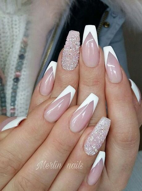 cool-french-tip-nail-ideas-49_2 Rece Franceză sfat unghii idei