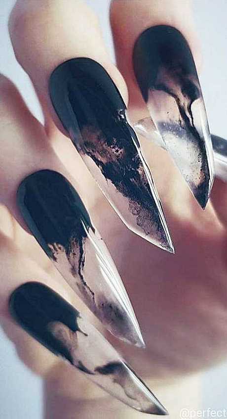 dark-acrylic-nails-designs-00_10 Modele de unghii acrilice întunecate