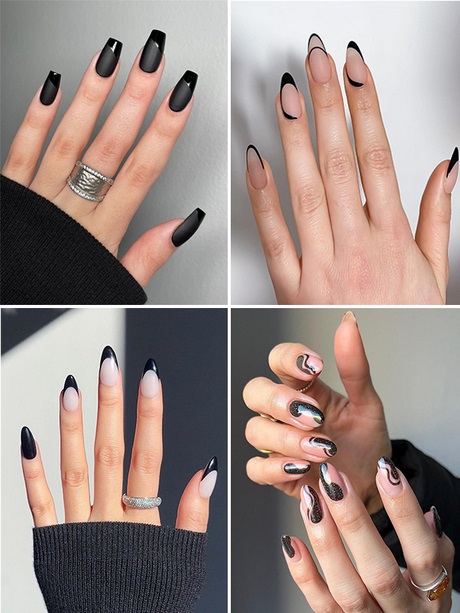 dark-acrylic-nails-designs-00_8 Modele de unghii acrilice întunecate