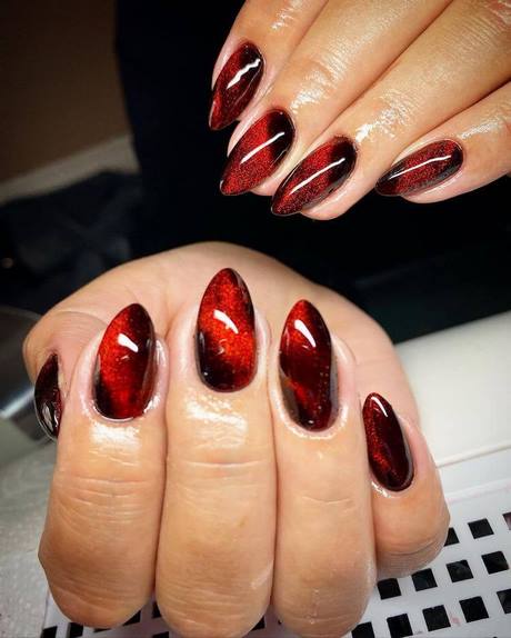 dark-red-gel-nail-designs-68_2 Modele de unghii cu gel roșu închis