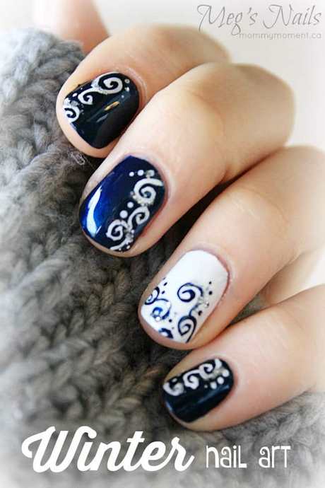 december-nail-art-designs-53_14 Decembrie nail Art modele