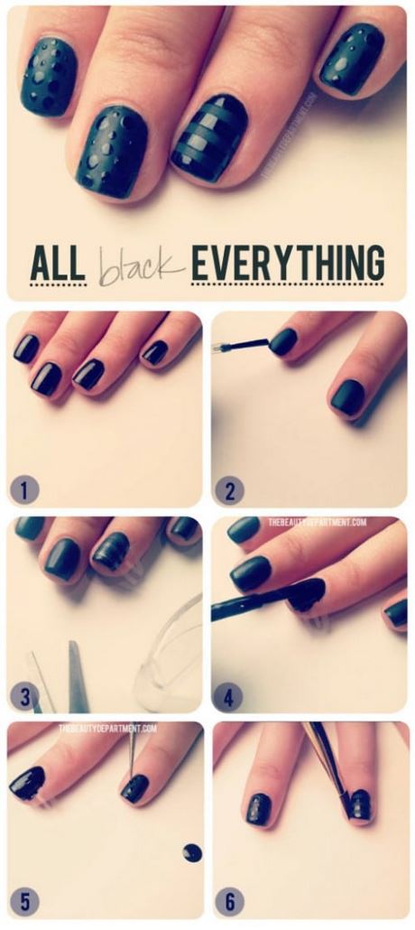 design-nail-art-simple-39_15 Design nail art simplu