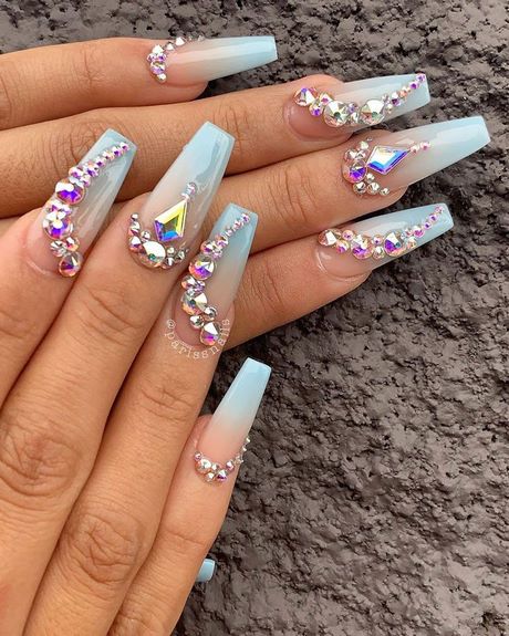 diamond-designs-for-nails-61 Modele de diamante pentru unghii