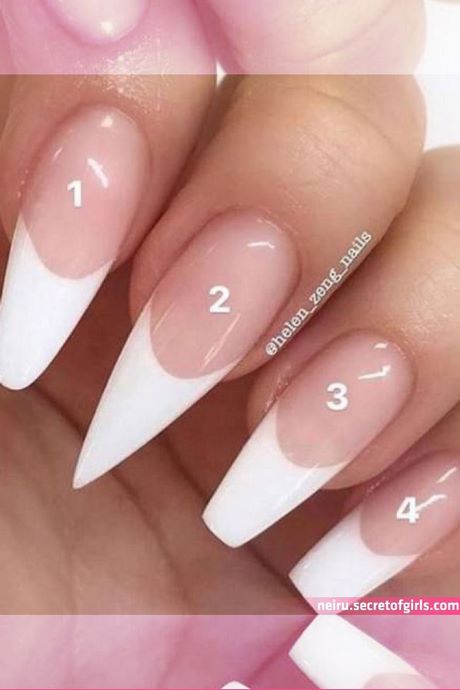 different-styles-of-french-tip-nails-95_11 Diferite stiluri de unghii franceze