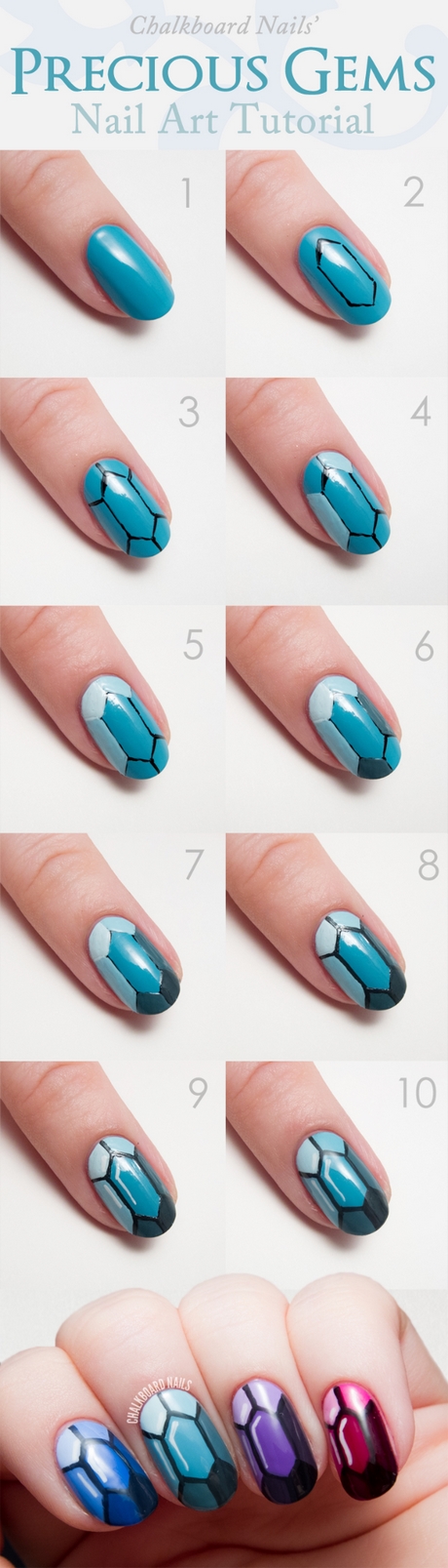 diy-summer-nail-designs-53_19 Modele de unghii de vară Diy