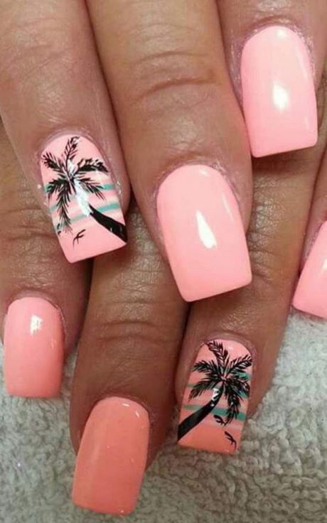 easy-palm-tree-nail-art-41_16 Ușor palm tree nail art