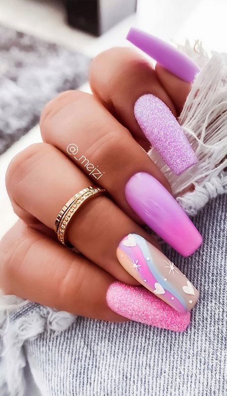 easy-unicorn-nail-designs-95_18 Modele ușoare de unghii unicorn