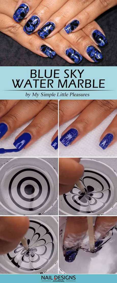 easy-water-marble-nails-06_7 Cuie de marmură cu apă ușoară