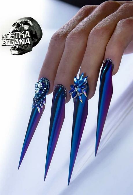 extreme-nail-art-designs-55_9 Modele de unghii Extreme