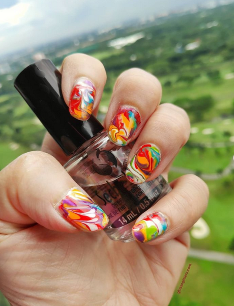 fall-marble-nail-art-42_2 Toamna marmura nail art