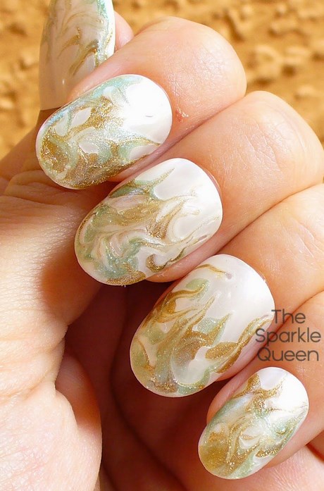 fall-marble-nail-art-42_6 Toamna marmura nail art
