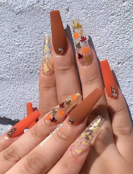 fall-nail-patterns-16_3 Modele de unghii de toamnă