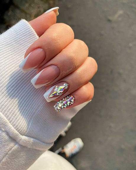 fancy-french-tip-nail-designs-19_14 Fancy Franceză sfat unghii modele